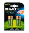 Duracell pila recargable hr03 aaa 900mah blister*4