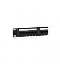 2lan patch panel 19" cat6 24 puertos utp