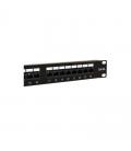 2lan patch panel 19" cat6a 24 puertos utp