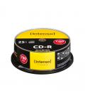 Intenso cd-r 700mb/80min tubo 25 unidades