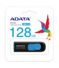 Adata lapiz usb uv128 128gb usb 3.2 negro/azul