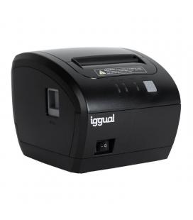 Iggual impresora térmica tp easy 80 usb+rj11 negra