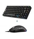 Hiditec teclado gm1k switch red + raton gx30 pro