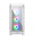 Cougar semitorre duoface pro rgb blanca