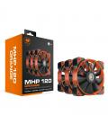 Cougar ventilador mhp 120 orange pack 3