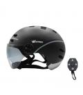 Logicom wispeed casco con intermitentes y luz t/m