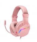 Mars gaming auricular+mic mh122 rosa