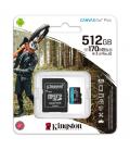 Kingston sdcg3/512gb microsd a2 clase 10 512gb c/a