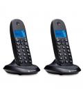 Motorola c1002 cb+ telefono dect negro duo