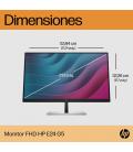 Monitor HP E24 G5 IPS 23.8 HDMI Regulable Altura Y Pivotante