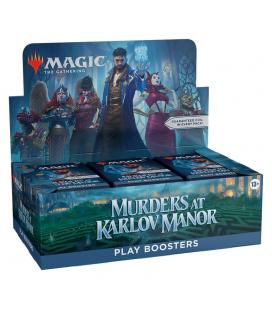 Caja de sobres magic the gathering play booster murders at karlov manor inglés