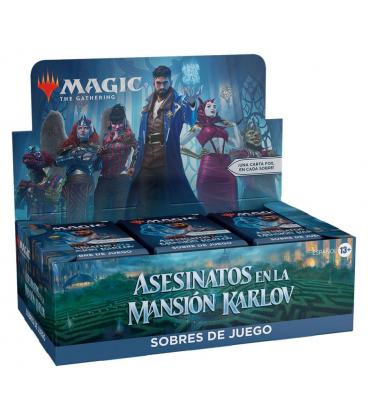 Caja de sobres magic the gathering sobres de juego asesinatos en la mansión karlov español