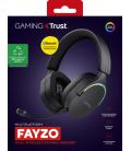 Auriculares Gaming Inalámbricos con Micrófono Trust Gaming GXT 491 Fayzo/ Bluetooth/ Jack 3.5