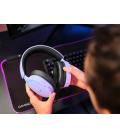 Trust GXT 491P FAYZO Auriculares Inalámbrico y alámbrico Diadema Juego USB tipo A Bluetooth Negro, Púrpura