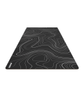 Alfombrilla phoenix stratos para ratón escritorio negra 90 x 40 cm con base de corcho y superficie cuero pu