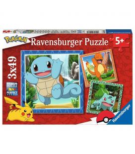 Puzzle ravensburger pokemon 3x49 5+