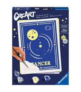 Kit para pintar con números ravensburger creart serie trend d zodiac: cancer