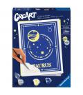 Kit para pintar con números ravensburger creart serie trend d zodiac: tauro