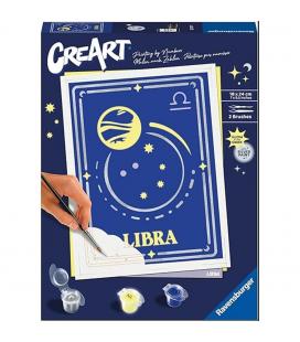 Kit para pintar con números ravensburger creart serie trend d zodiac: libra