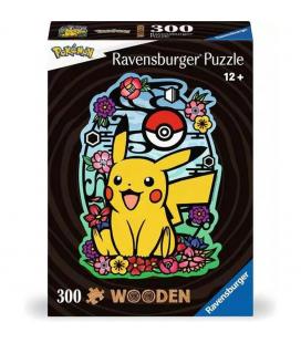 Puzzle de madera ravensburger pokemon pikachu 300 piezas
