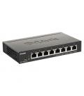 D-Link DGS-1100-08PV2 Gestionado L2/L3 Gigabit Ethernet (10/100/1000) Energía sobre Ethernet (PoE) Negro