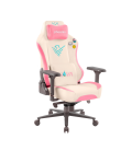 Phoenix nova cream editión silla alta gama fabricada en cuero color crema y rosa