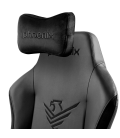 Nova silla gaming alta gama fabricada en cuero negro