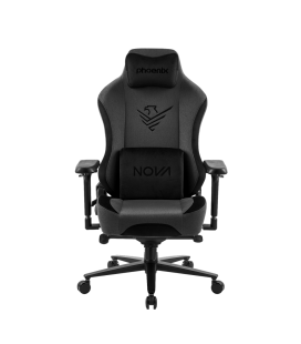 Phoenix nova silla gaming alta gama fabricada en tela gris