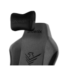 Phoenix nova silla gaming alta gama fabricada en tela gris