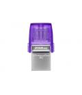 Kingston Technology DataTraveler microDuo 3C unidad flash USB 256 GB USB Type-A / USB Type-C 3.2 Gen 1 (3.1 Gen 1) Acero inoxida