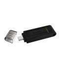 Kingston Technology DataTraveler 70 unidad flash USB 256 GB USB Tipo C 3.2 Gen 1 (3.1 Gen 1) Negro