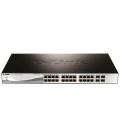 D-Link DGS-1210-28P Gestionado L2 Gigabit Ethernet (10/100/1000) Energía sobre Ethernet (PoE) 1U