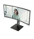 Monitor Profesional Curvo AOC CU34P3CV 34"/ WQHD/ Multimedia/ Negro