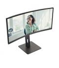 Monitor Profesional Curvo AOC CU34P3CV 34"/ WQHD/ Multimedia/ Negro