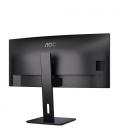 Monitor Profesional Curvo AOC CU34P3CV 34"/ WQHD/ Multimedia/ Negro