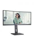 Monitor Profesional Curvo AOC CU34P3CV 34"/ WQHD/ Multimedia/ Negro