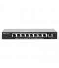 Ruijie switch 9xgb rj45 (8 poe/poe+) 120w steel