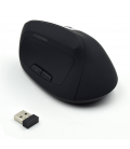 RATON EWENT INALAMBRICO VERTICAL/ERGONOMICO 800-1200-1600DPI 5 BOTONES NEGRO