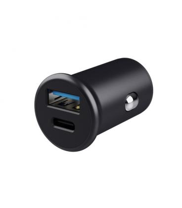 Cargador de Coche Trust Maxo/ 1xUSB-Tipo C/ 1xUSB/ 38W