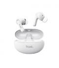 Auriculares Bluetooth Trust Yavi ENC con estuche de carga/ Blancos