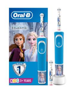 Cepillo Dental Braun Oral-B Vitality 100 Frozen/ Incluye 2 Cabezales de Repuesto y 4 Pegatinas