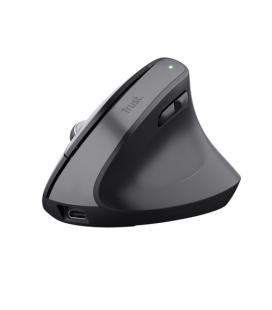 Ratón Ergonómico Inalámbrico por Bluetooth Trust Bayo+/ Batería Recargable/ Hasta 2400 DPI