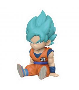 Figura hucha plastoy dragon ball super saiyan blue son goku