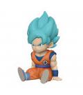 Figura hucha plastoy dragon ball super saiyan blue son goku