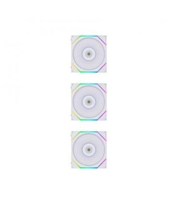 Ventilador cpu lian li unifan tl 120 - 3 argb 120mm white
