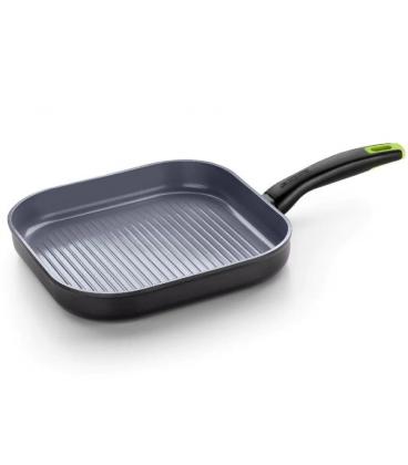 Grill monix eco nature m261231/ ø28cm/ aluminio forjado/ apto para inducción