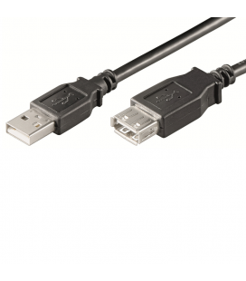 CABLE DE EXTENSION USB 2.0 A A A M/F, AWG28, DE 1,0 METRO.