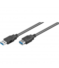 CABLE DE EXTENSION USB 3.0 A A A M/F DE 1,0 METRO.