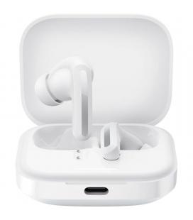 Auriculares bluetooth xiaomi redmi buds 5 con estuche de carga/ autonomía 10h/ blancos
