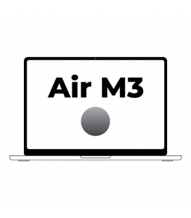 Apple macbook air 13,6'/ m3 8-core cpu/ 8gb/ 256gb ssd/ 8-core gpu/ gris espacial